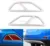 Per Toyota RAV4 2016 2017 Car Coda Posteriore Fendinebbia Illumina la Lampada Della Copertura Della Mascherina Finiture Cromate 2 pz