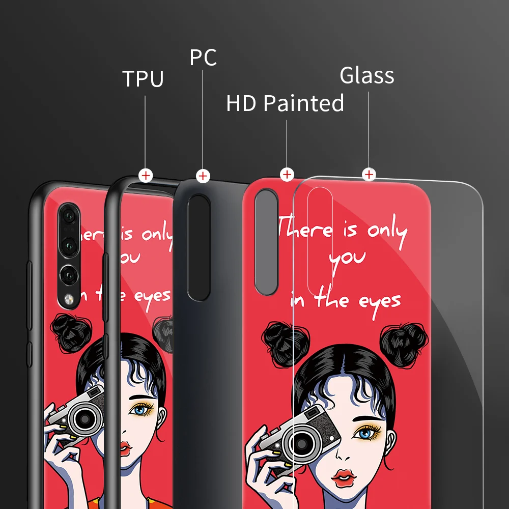 Чехол Lover для Xiaomi Redmi Mi 8 SE Lite Explorer A2 6X 5 5S 6 Mix 2 2S Max 3 S2 Plus Note Pro из закаленного стекла