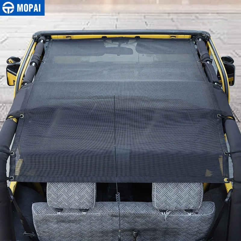 Автомобильный солнцезащитный козырек MOPAI для Jeep Wrangler 1997 2006 с защитой от УФ