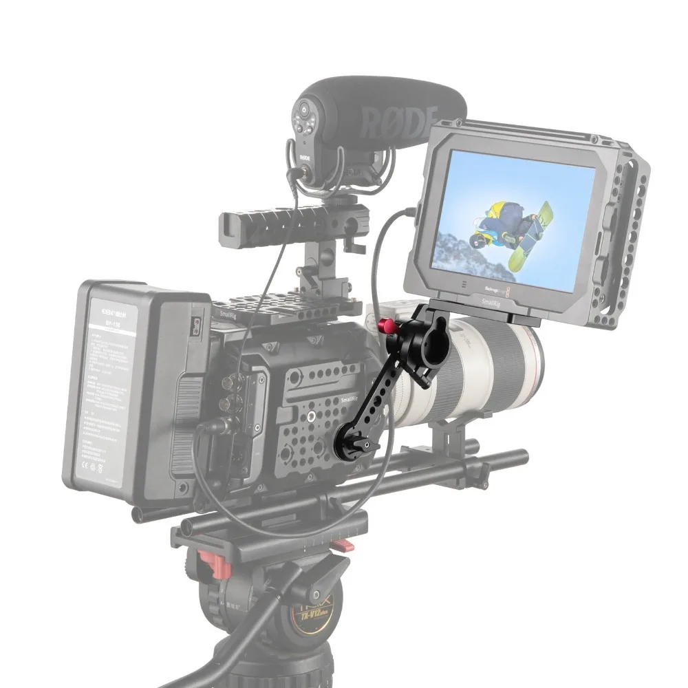 SmallRig DSLR камера Rig регулируемое крепление EVF с ARRI розеткой Quick Release для монитора и видоискателя поддержка 1938