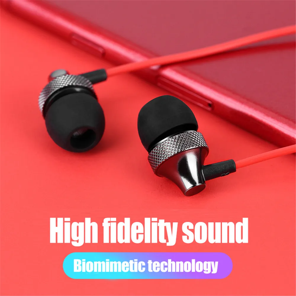 JS03 наушники вкладыши металлическая Проводная Hi Fi гарнитура с чистым звуком