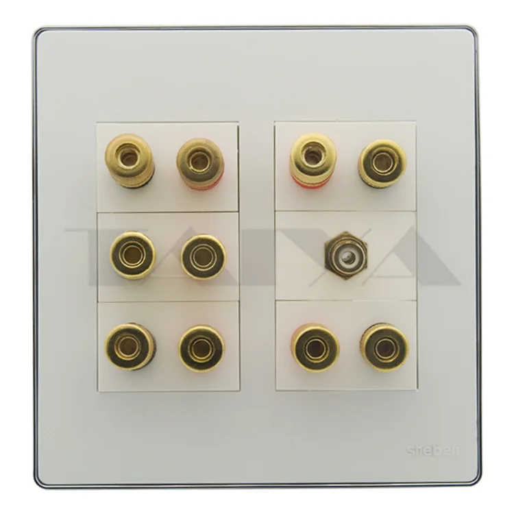 5 1 звуковая коробка динамик банановая настенная пластина поддержка DIY|wall plate|banana