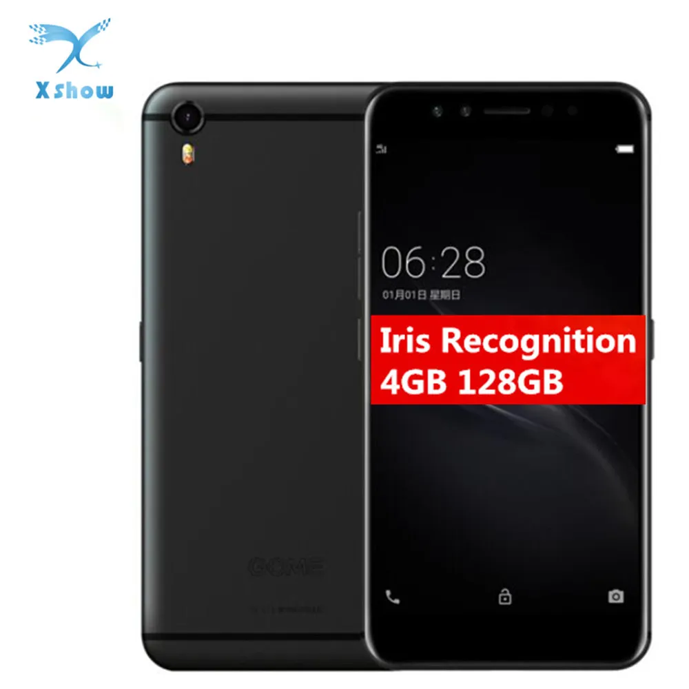 Смартфон GOME K1 4 + 128 ГБ Helio P20 MTK6757 2 3 ГГц 8 ядерный 5 дюйма FHD сканер радужной оболочки