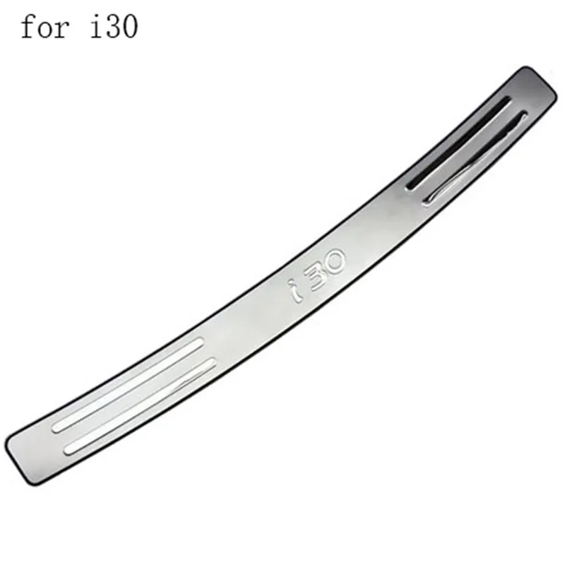 

Car accessories Stainless Steel Rear Bumper Protector Sill Trunk Tread Plate Trim for Hyundai I30 2009-2010 Car styling
