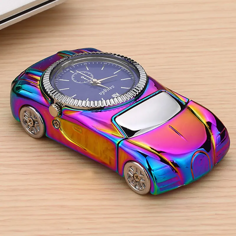 Sports Car Design Watch Lighter USB Electronic Cigarette Rechargeable