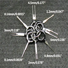 Universal 8Pcs/Set Car Terminal Removal Key Tool Kit Wiring Connector Extractor Puller Release Pin