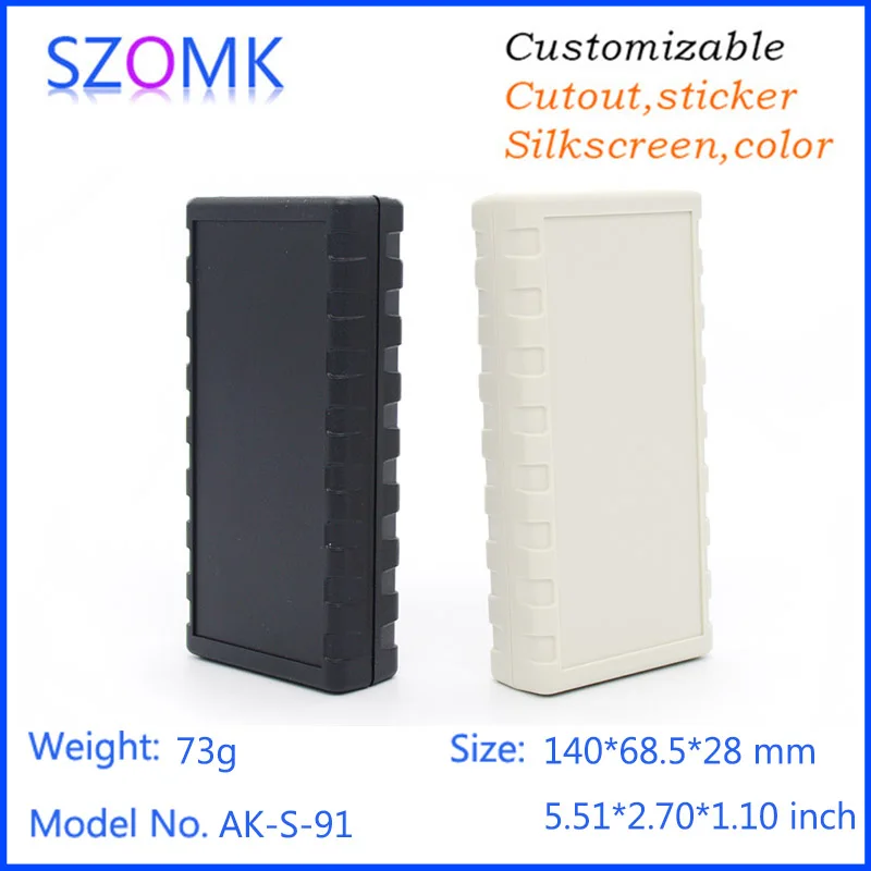 

4 pcs, 140*68.5*28mm szomk speaker plastic box electronics enclosure control box plastic box for electronic project