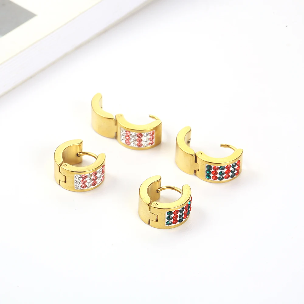 Женские серьги из нержавеющей стали OUFEI корейские ювелирные аксессуары
