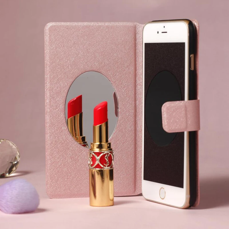 

Filp Leather Case for Lenovo S90 Mirror Style Case for Lenovo S90 S 90 S90-A S90T S90U 5.0 Silk Pattern Cover Phone Bags & Case