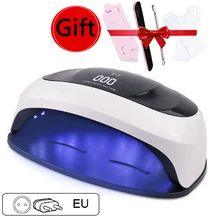 72 Вт УФ светодиодный светильник Сушилка для ногтей фототерапия машина отверждения всех ногтей гель Быстрый Профессиональный с Сушилка для ногтей