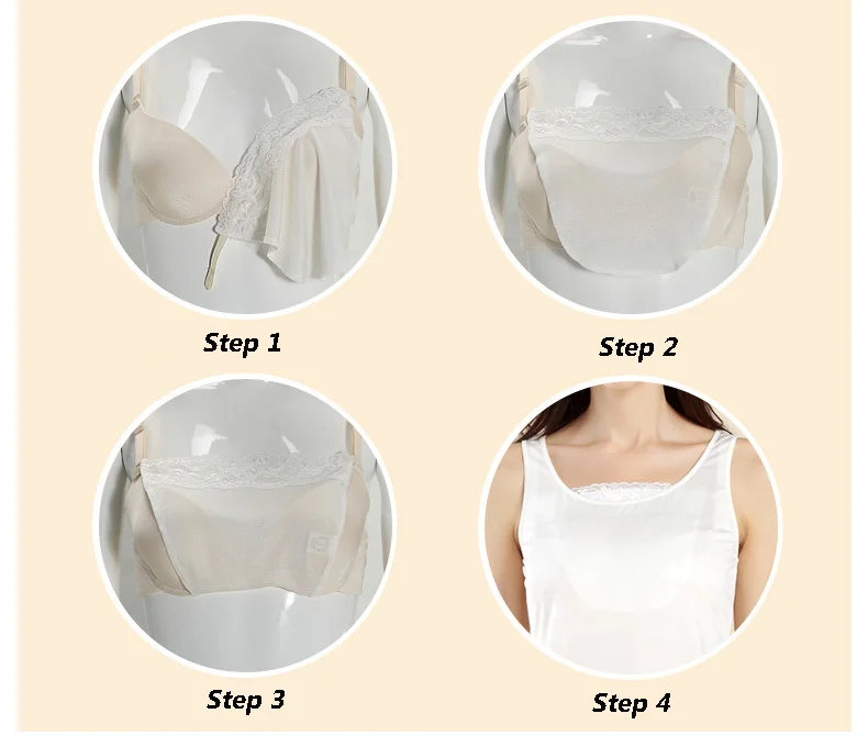 100% pure REAL SILK women tube top Lace solid fashion Anti exposure bust Bra cover underwear 100% pure REAL SILK women tube top Lace solid fashion Anti exposure bust Bra cover underwear