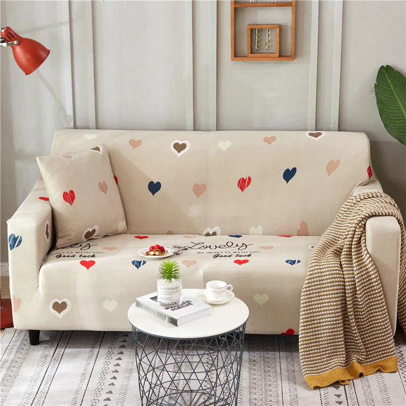 Elastic Sofa Cover Slipcover Stretch Four Seasons Covers Furniture Protector Loveseat Couch Towel 1/2/3/4-seater | Дом и сад