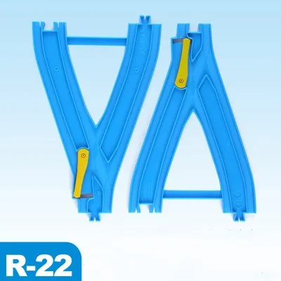 Takara Tomy Plarail Trackmaster пластиковые железнодорожные пути Запчасти Аксессуары кривой/прямой/блок/мост игрушки новые - Цвет: R22