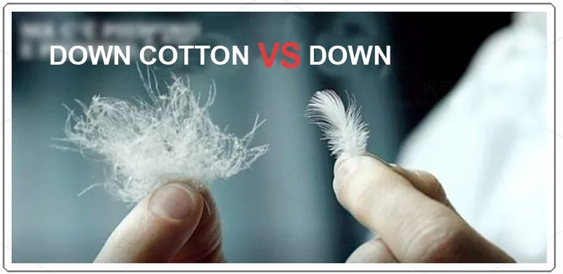 down cotton vs down
