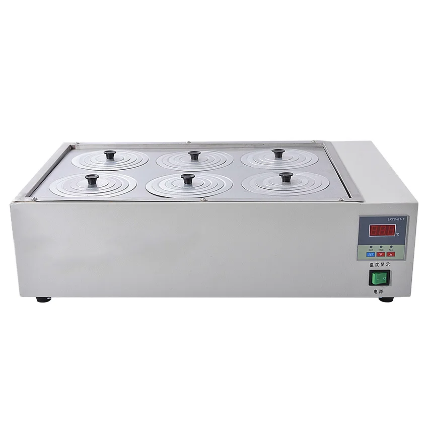 

HH-6 six holes digital electric thermostatic water bath 202 Material standing station 220V OR 110V