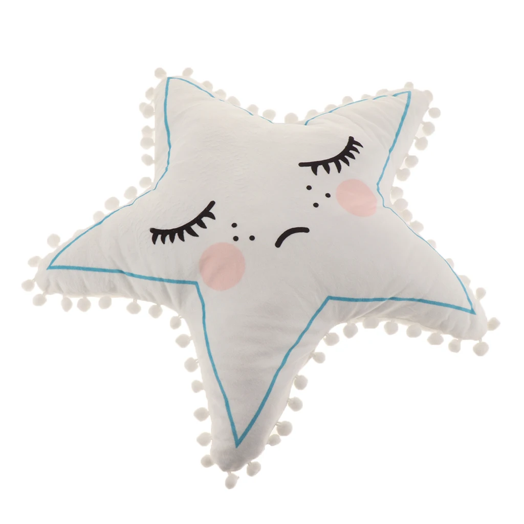 Креативная милая плюшевая подушка, подушка, кукла, игрушка, диван, кровать, украшение, мягкий полиэстеровый чехол - Цвет: Star