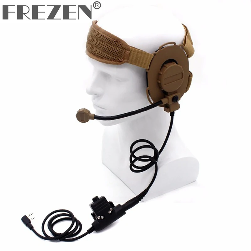 HD03 Z тактическая гарнитура Bowman Elite II в стиле U94 PTT для Kenwood BaoFeng стандартная