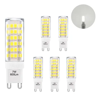 

Super Bright 7W G9 GU9 Miniature LED Light Bulb Capsule Corn Lamp Bulbs Cool White AC220-240V Replace 60W G9 Halogen Light Bulb