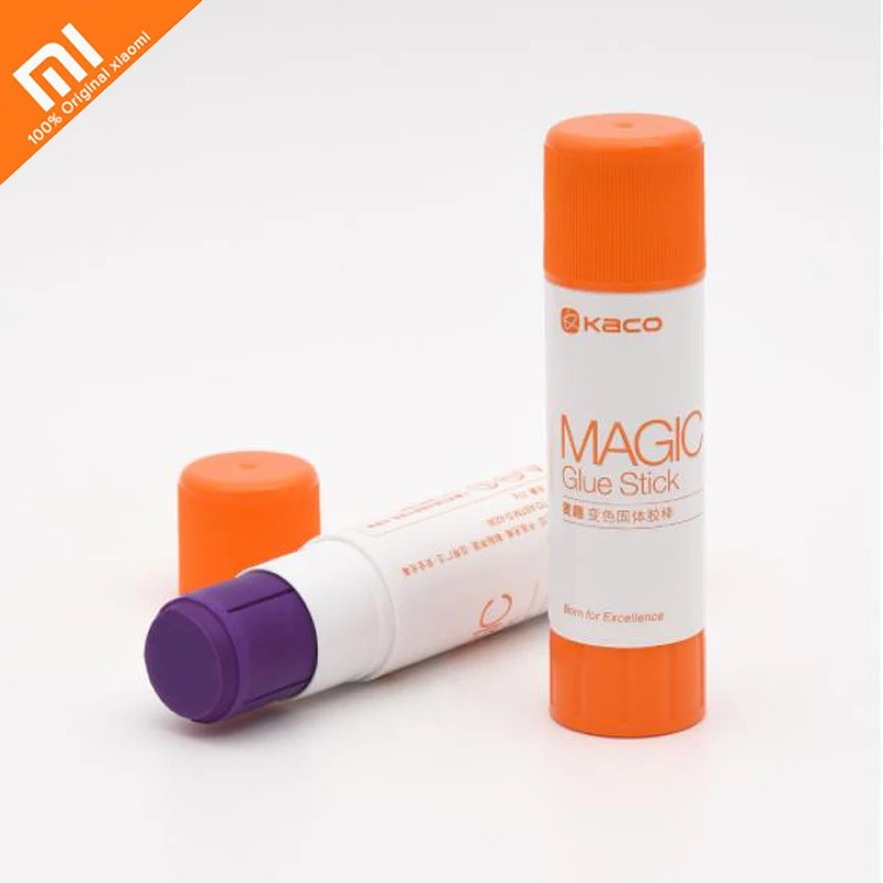 

2pcs original xiaomi mijia color solid glue stick cute cartoon solid glue stick strong paste quick-drying stable 25g stationery