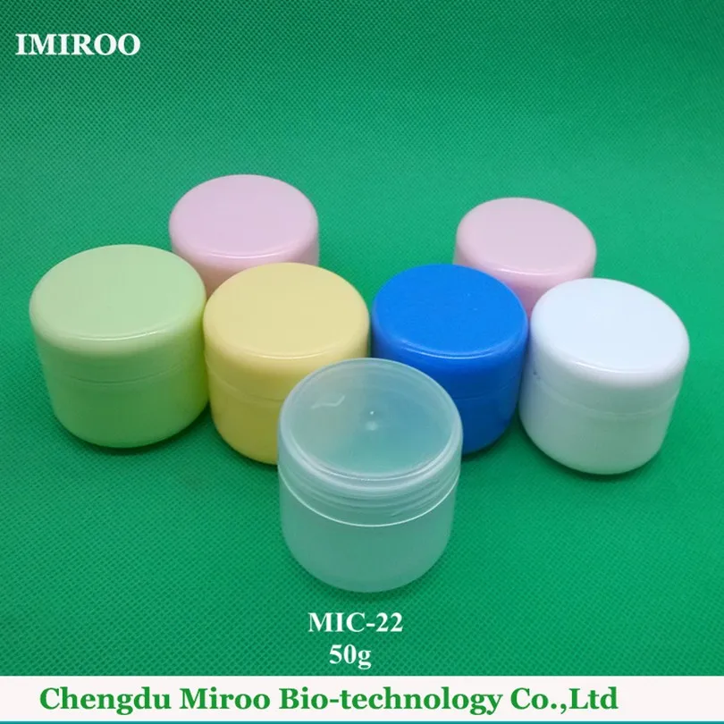 

500PCS/LOT-50G White Color Cosmetic Face Cream Mask Jar, Cream Container Pots, Round Cosmetic Bottle