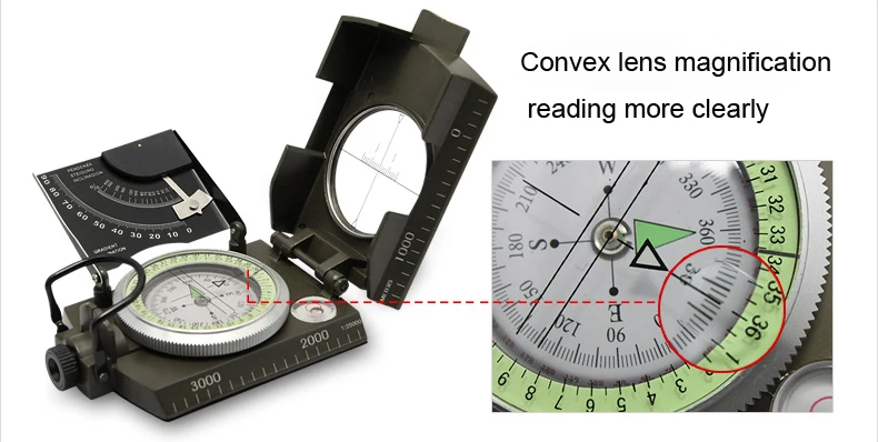 Многофункциональный Военный компас для выживания Eyeskey, походный компас, геологический компас, цифровой компас, оборудование для кемпинга