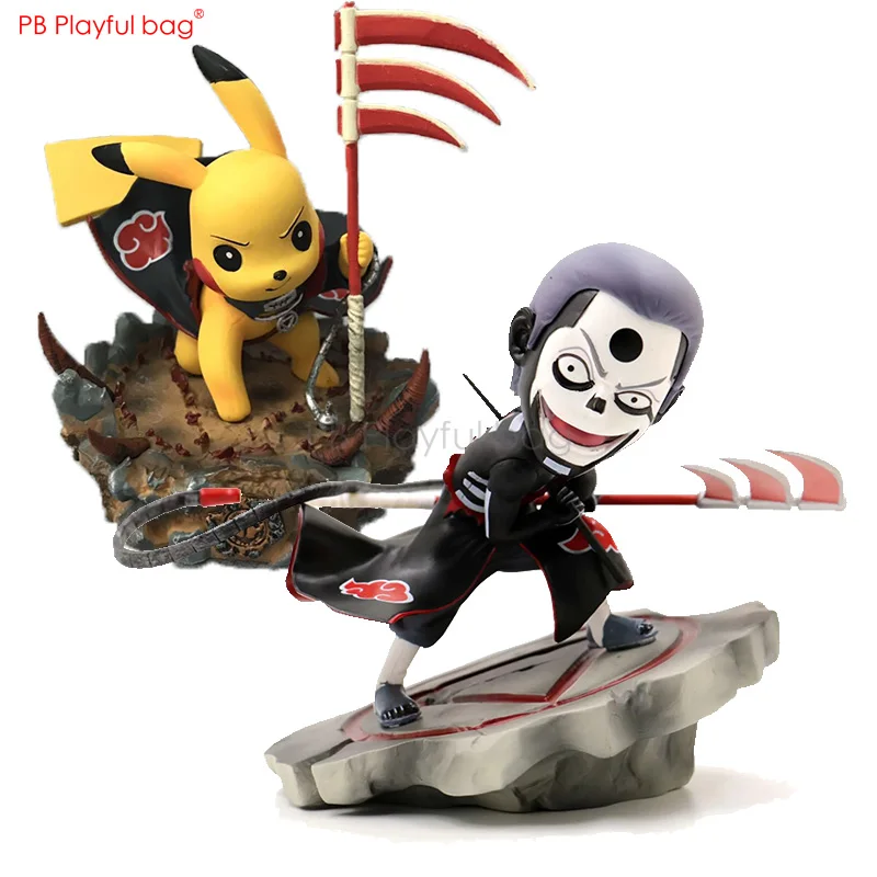 

11CM Hidan Pikachu & 13CM Hidan figure Novelty PVC collectible model Doll toys Naruto Pokemon fans loves Anime collections HC06