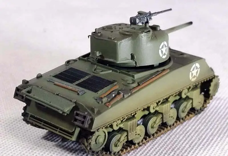 WWII США армии M4A3 Танк Шермана Нормандии 1944 1/72 не литья под давлением easy model