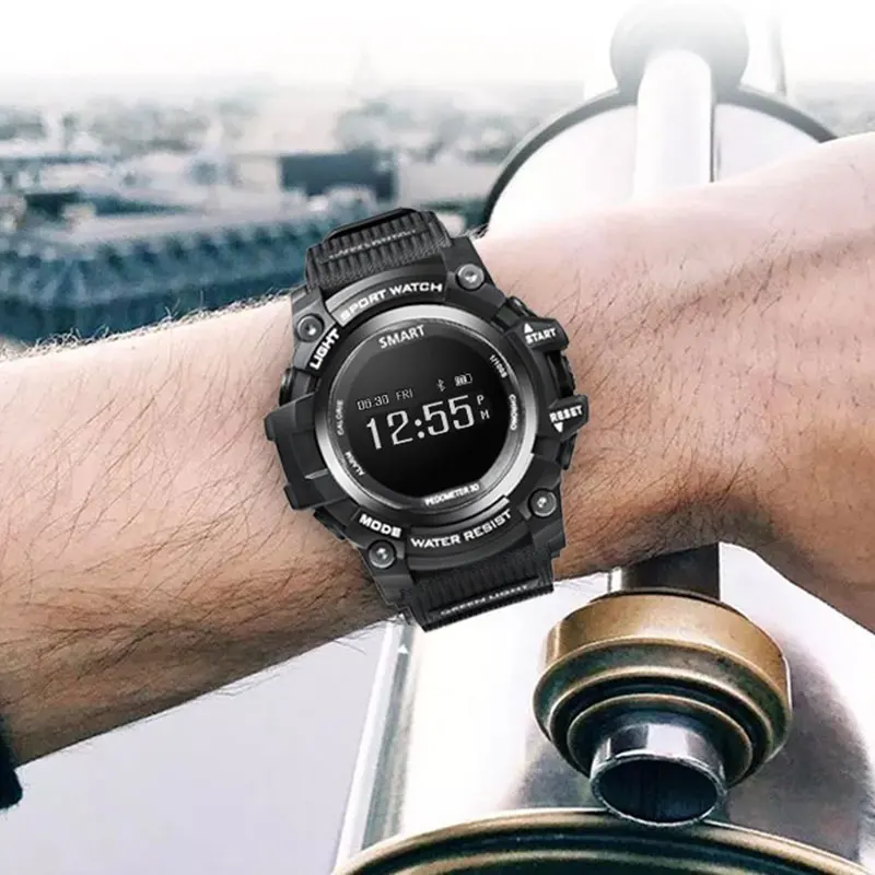 High Quality 0.96Inch Bluetooth Smartwatch Waterproof Heart Rate Monitor Outdoor Sport Smart Watch for IOS Android Phone