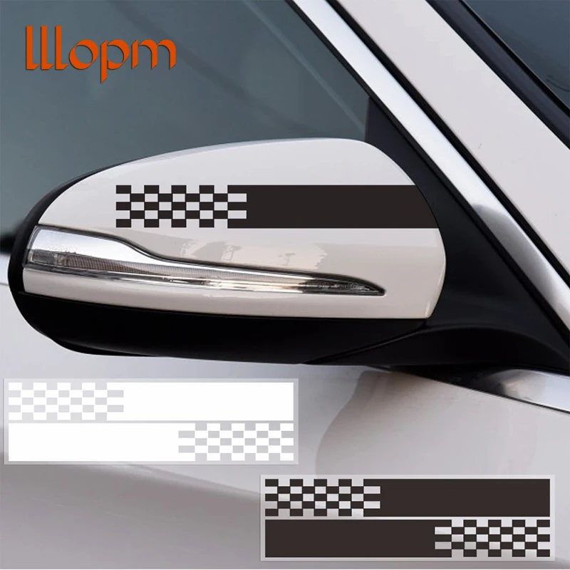 

Car-styling Reflective Car Stickers and Decals Auto Rearview Mirror Decoration Exterior Accessories DIY 4 Colors car Accessories