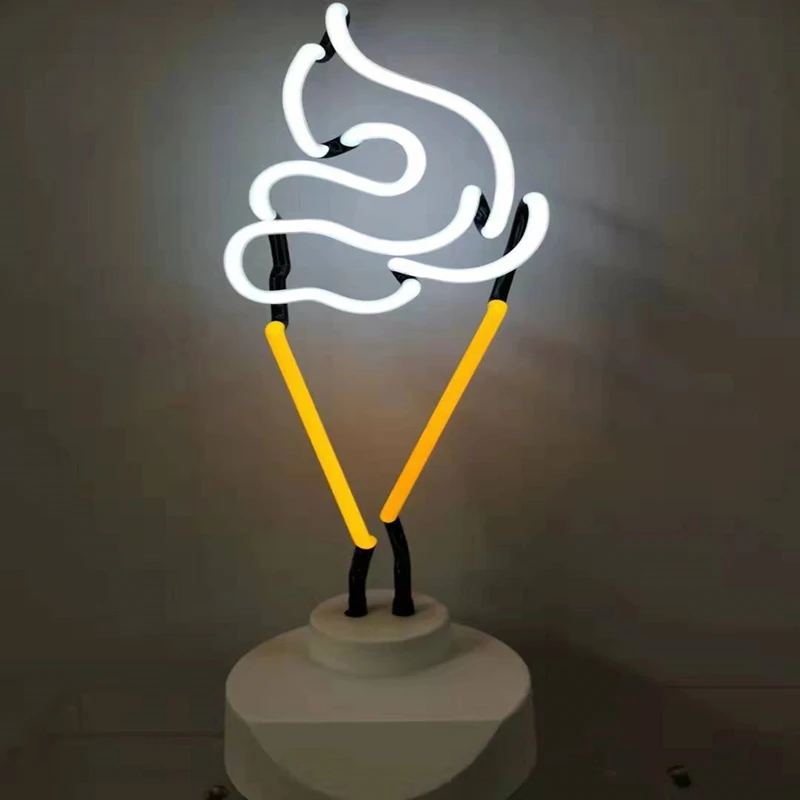 Neon Lights Led Neon Sign Lamp Glass Tubes Custom Flamingo Rocket Neon Yellow Pink for Commercial Christmas Decorations Gift New