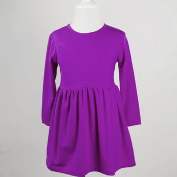 

New Products Worsted Baby Girls Dresses Long Sleeve Robe Fille 2017 Brand Autumn Children Dress Kids Clothes Printed Tunic