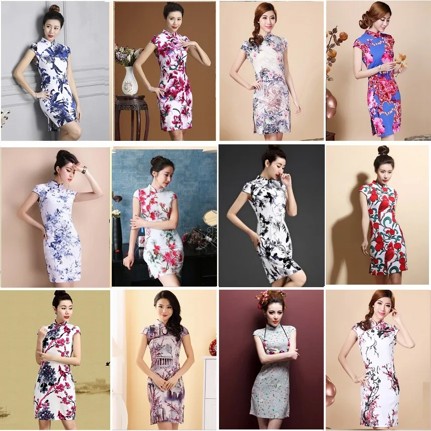 

Women 5XL 4XL Shanghai Tang Qipao Cheongsam Evening Party