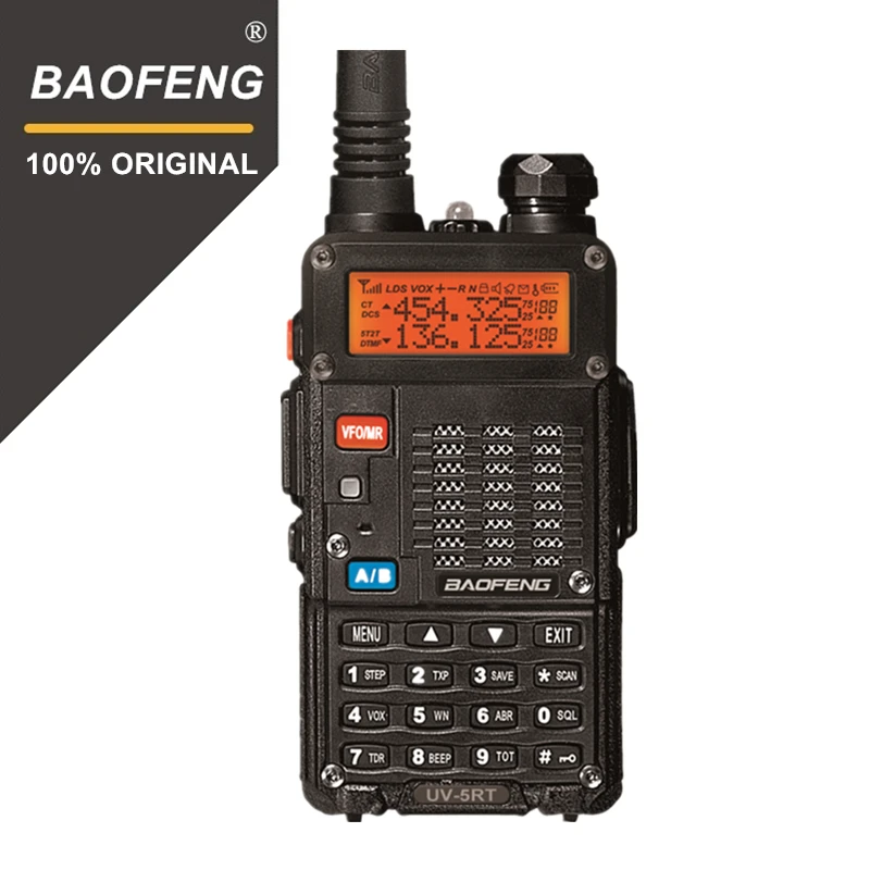100% Baofeng UV 5RT улучшенное двухстороннее радио с перезаряжаемой литий ионной
