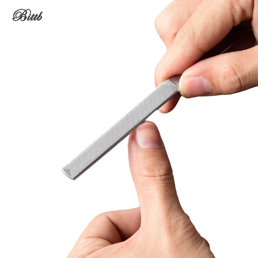 

Bittb Stainless Steel Nail File Manicure Pedicure Sanding Kit Multi-Side Metal Toe Nail File Tool Onychomycosis Metal Nail File