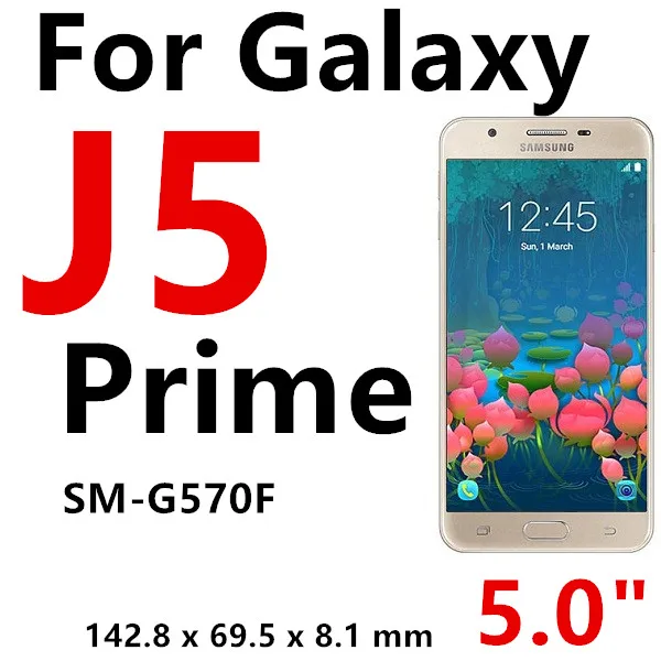 Закаленное Стекло Экран протектор для samsung Galaxy Grand Prime G531H J1 J2 J3 J5 J7 Prime S3 S4 S5 Neo S6 A5 A3 чехол - Цвет: J5 Prime