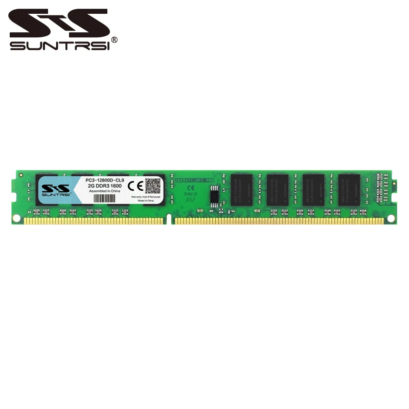 Suntrsi DDR3 2 Гб 1333 МГц 1066 память рабочего стола 1.5В 240pin для Ram бесплатная