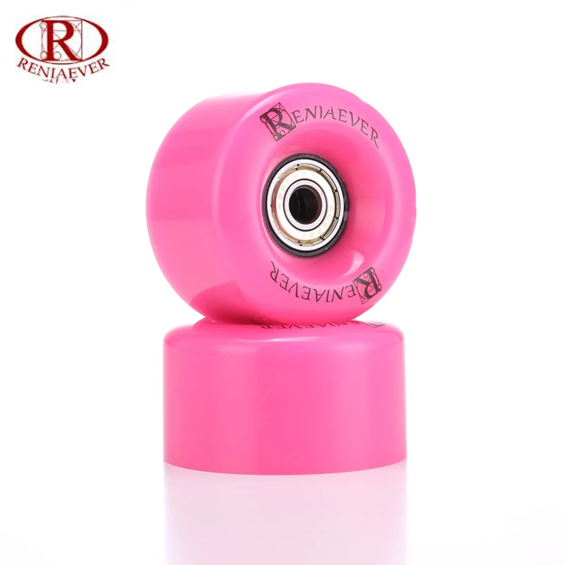 Роликовые коньки высокого отскока колеса 89a 58 мм * 32 белый винно красный черный