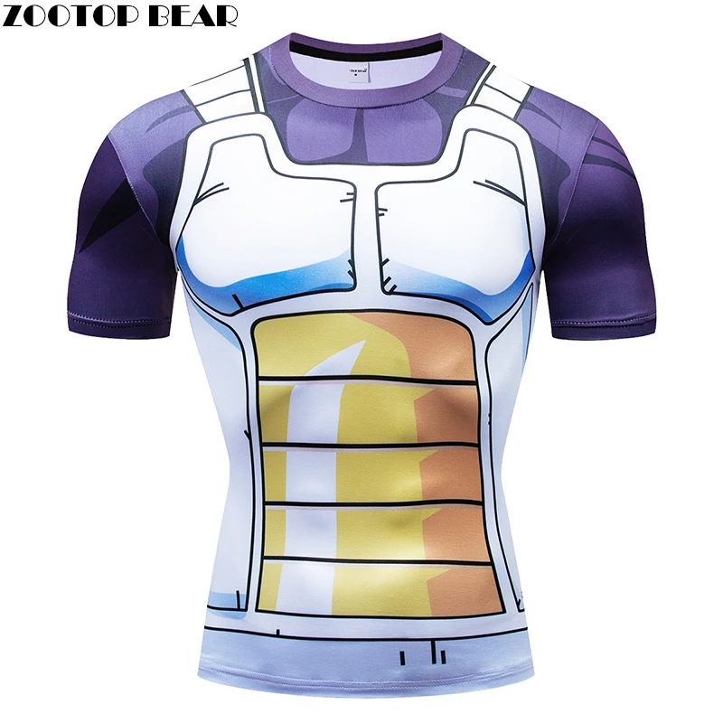 

Dragon Ball t shirts Men Compression T-shirts Anime tshirts 3d Tops Tees Short Sleeve Fitness shirts Brand Drop Ship ZOOTOP BEAR