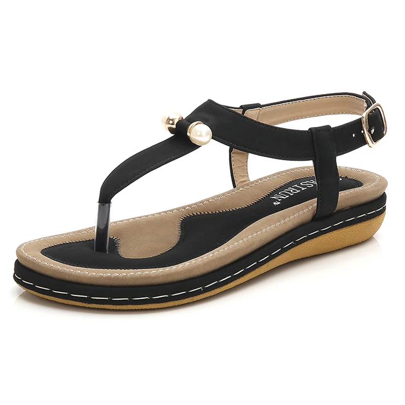 

Summer Women Sandals Women Shoes New Flat Sandals Ladies Shoes Woman Sandalie Bohemia Flip Flop Beach Sandalias Plus Size 36-44