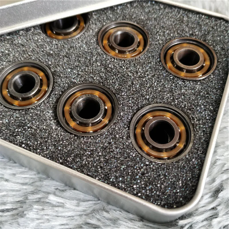 

100% original rasha skate 608 black bearing bearing for roller skates scooter skateboard abec-9 for all weather conditions