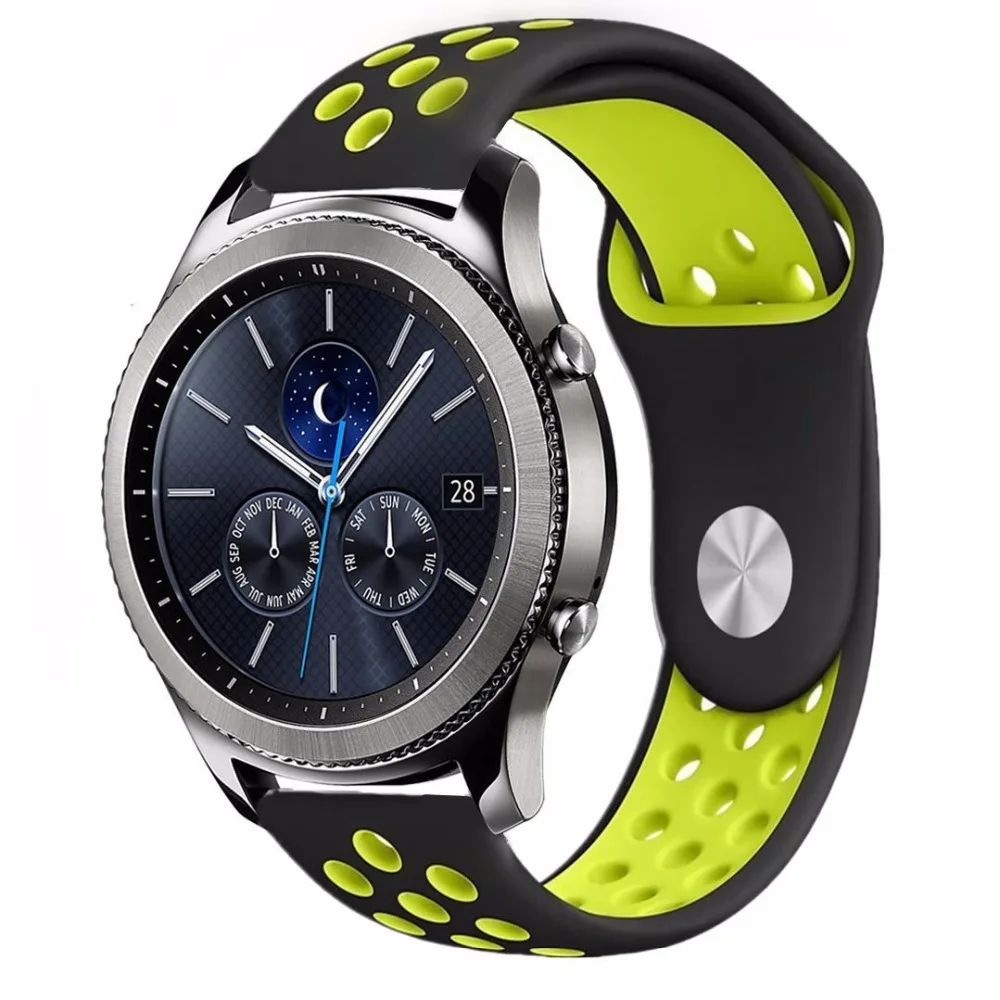 Gear S3 Frontier ремешок для samsung Galaxy watch 46 мм 42 мм/Активный ремешок gear sport amazfit ремешок Bip huawei watch GT ремешок для часов