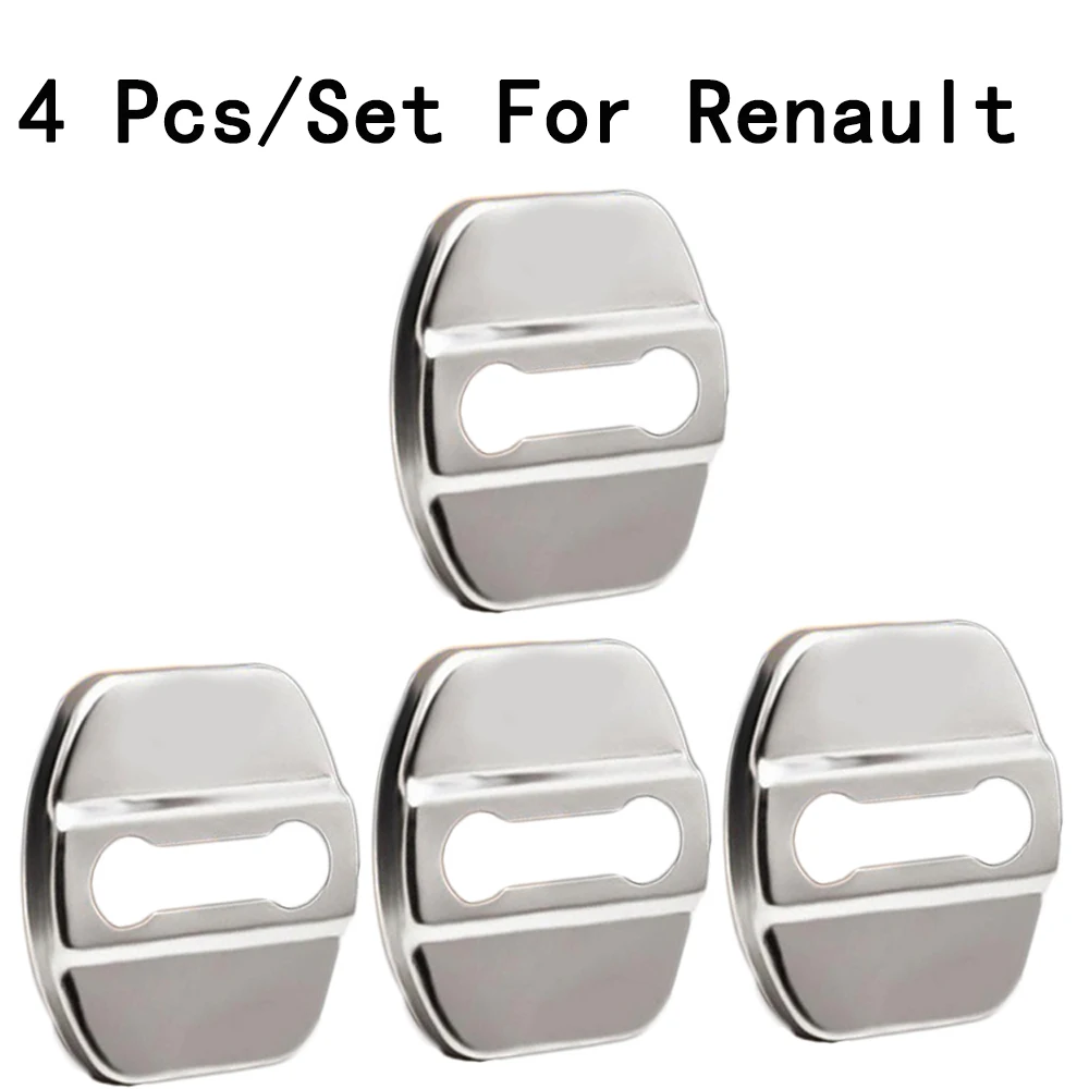 Stainless Steel Modification Door Lock Cover Only For Renault/KOLEOS/Latitude/LAGUNA/Captur