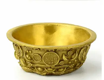 

Copper Home Furnishing lucky Feng Shui cornucopia making money worship decoration decoration