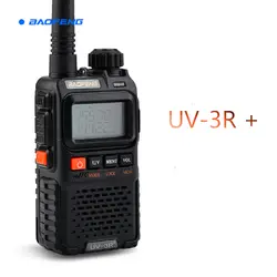 BaoFeng UV-3R плюс переговорные портативный мини Портативная рация Professional двухстороннее радио Uhf мобильное радио Dual Band FM радио UV-3R +