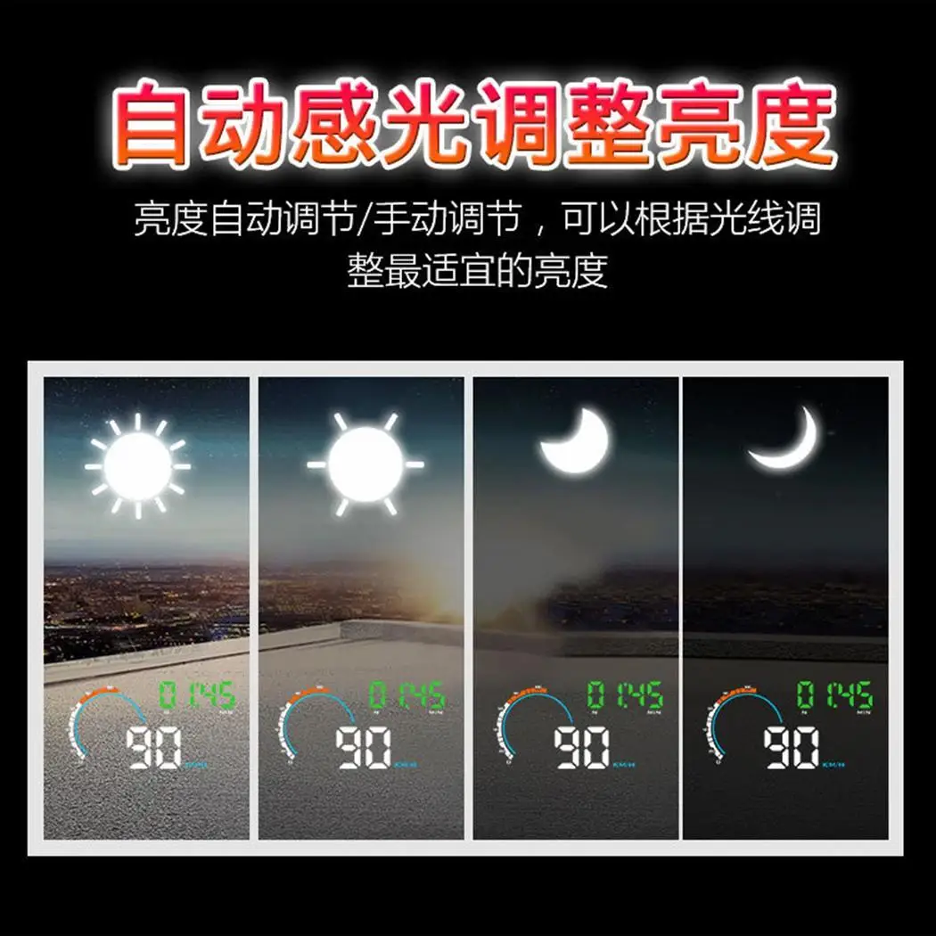 

4.8inch GPS HUD Car Head Up Display Auto On-Board Computer hud Display Car Electronics Car GPS Speedometer Windshield Projector