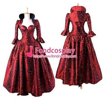 

O Dress The Story Of O With Bra Red Taffeta Dress Cosplay Costume Tailor-made[G1416]