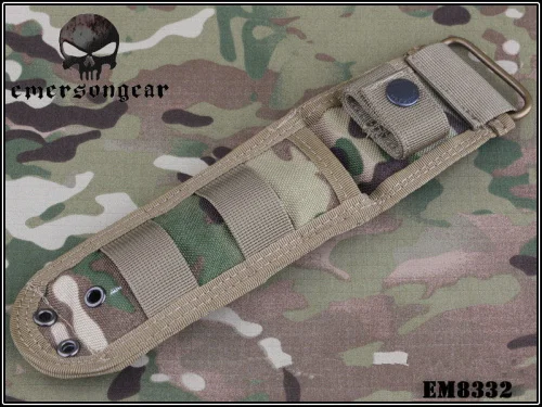 EMERSON Тактический Ножи Чехол Военная армейская Сумка MOLLE Ножи сумка EM8332Tactical ножны, покрой! Досуг спортивная Охотничьи сумки - Цвет: MC