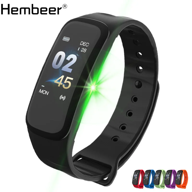 

Original C1Plus Smart Bracelet Color Screen Blood Pressure Waterproof Fitness Tracker Heart Rate Monitor pk fitbits miband 3