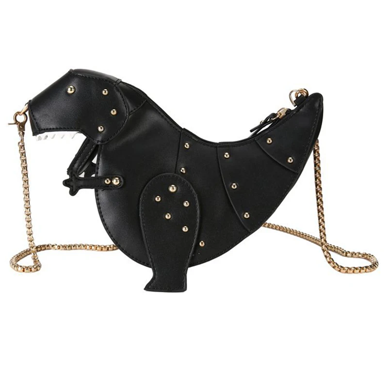 

Rivet Personality Design Fashion Leather Crossbody Mini Messenger Bag Women Chain Purse Female Shoulder Bag