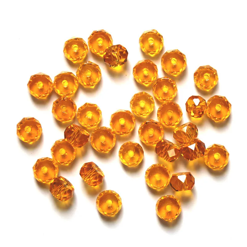 

2018 New Arrival Fashion Faceted Crystal Beads 3.5X6mm Loose Tyre Shape DIY AAA Jewelry Beads 100pcs StreBelle